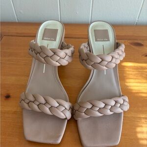 Dolce Vita Women's Beige Braided Sandals